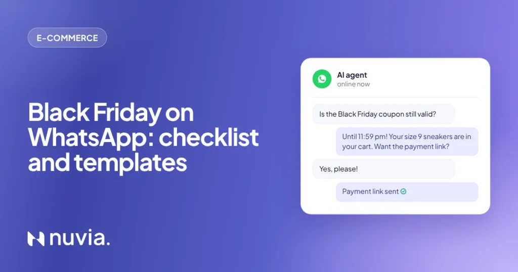 Black Friday WhatsApp Checklist + Text Message Templates