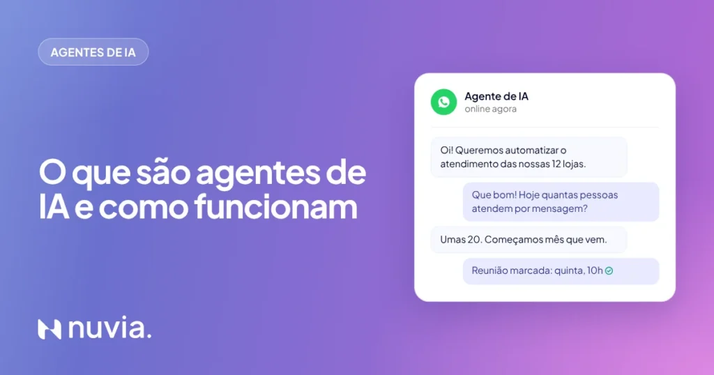 Agentes de IA: o que são e como funcionam em vendas