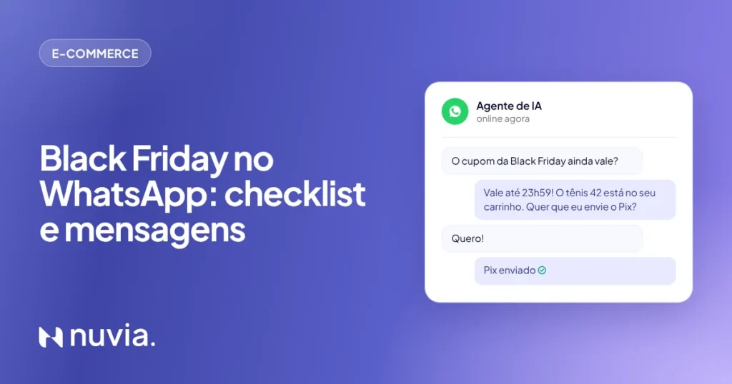 Black Friday no WhatsApp: checklist e mensagens prontas
