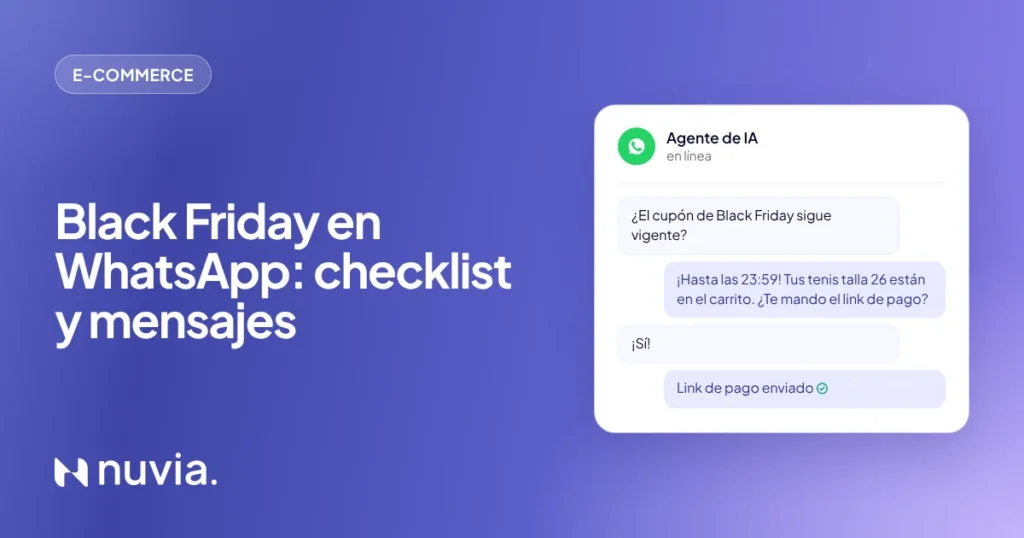 Mensajes de Black Friday para WhatsApp: checklist 2026